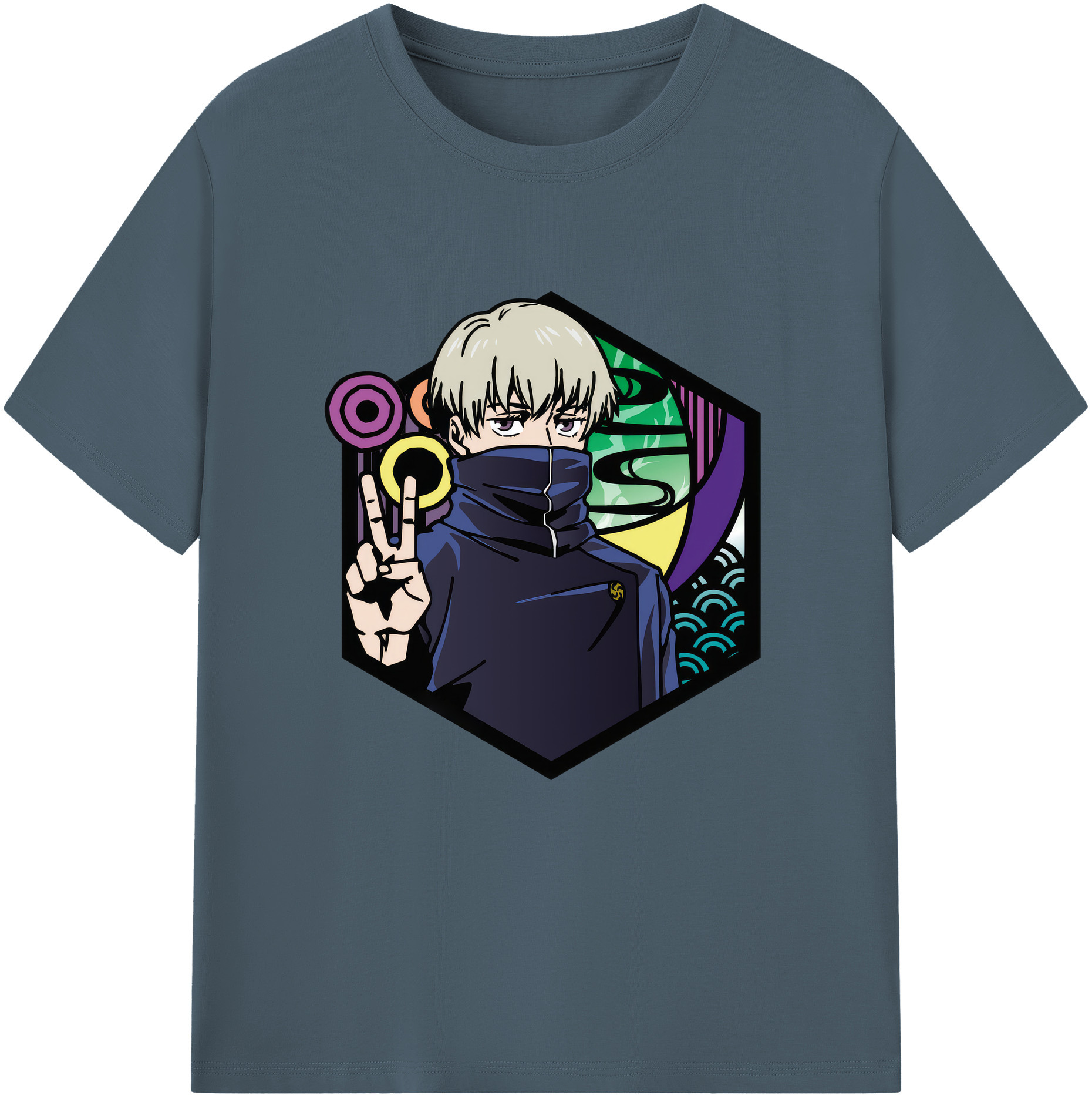 （画像用） 呪術廻戦 Jujutsu Kaisen 綿100％半袖Tシャツ（フロントプリント）